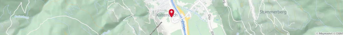 Kartendarstellung des Standorts für Apotheke Kaltenbach in 6272 Kaltenbach